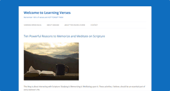 Desktop Screenshot of learningverses.com